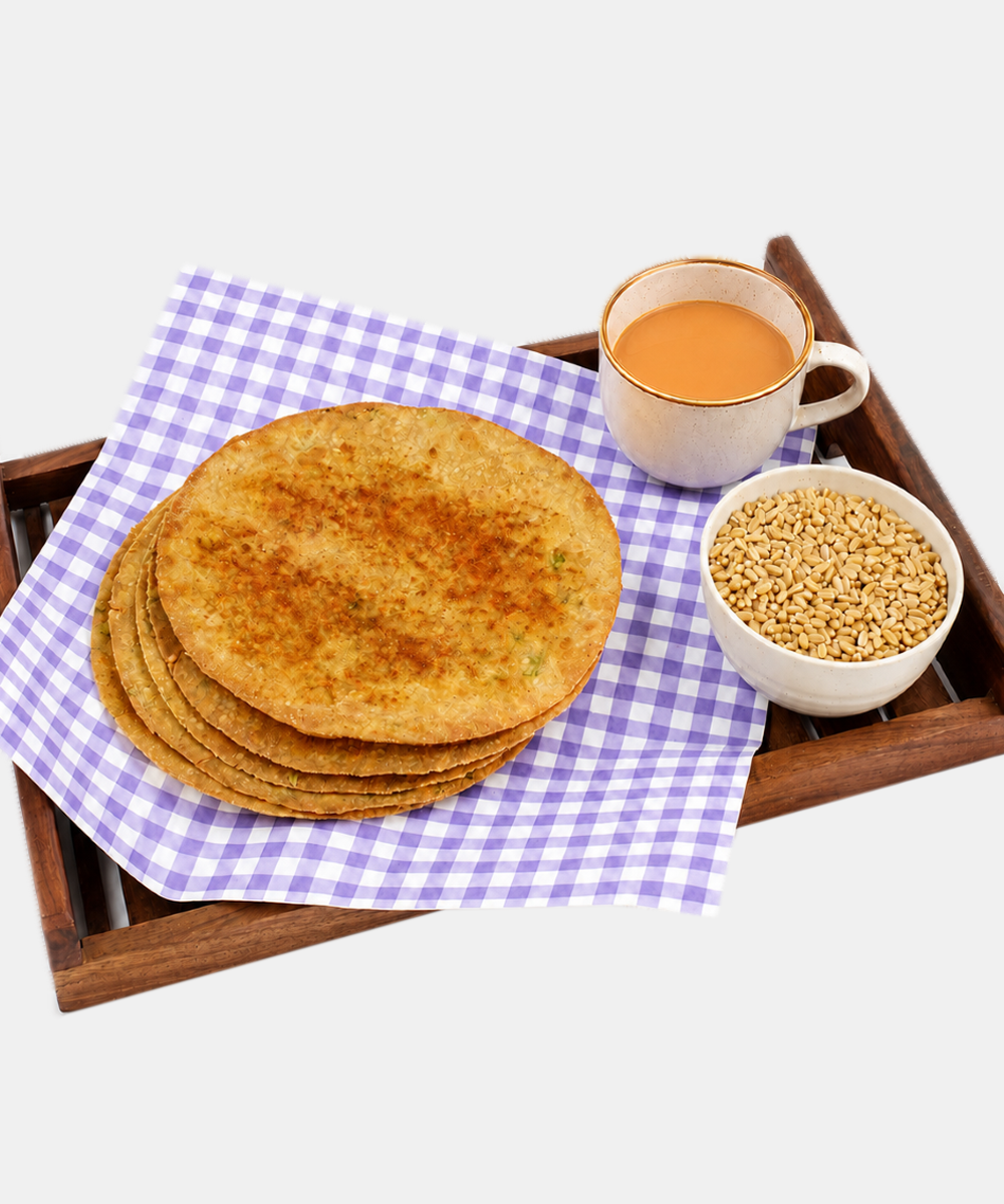 Whole Wheat Bajri Jowar Palak Khakhra 250 Gm