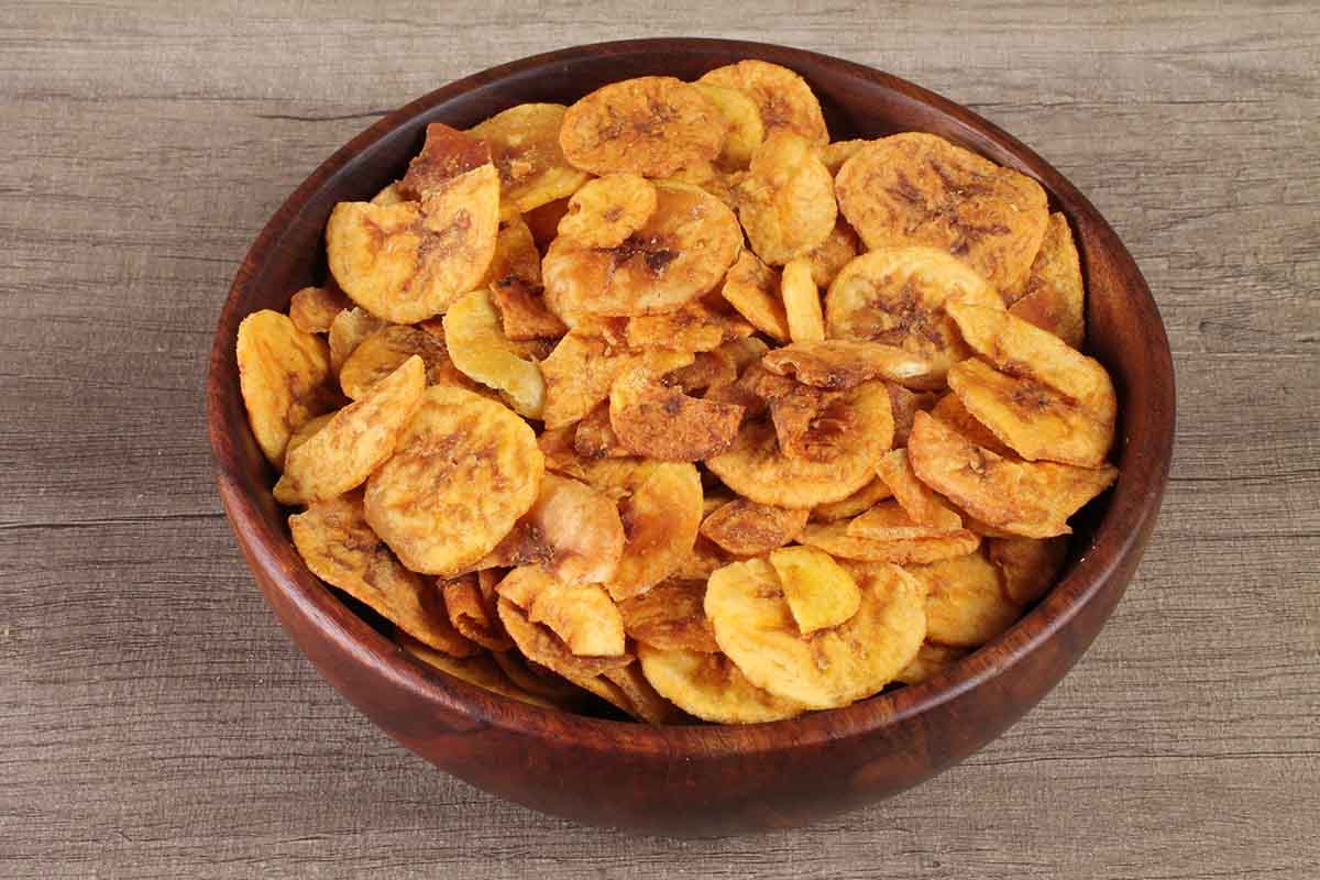 Extra Thin Banana Chips Ripe 200 Gm
