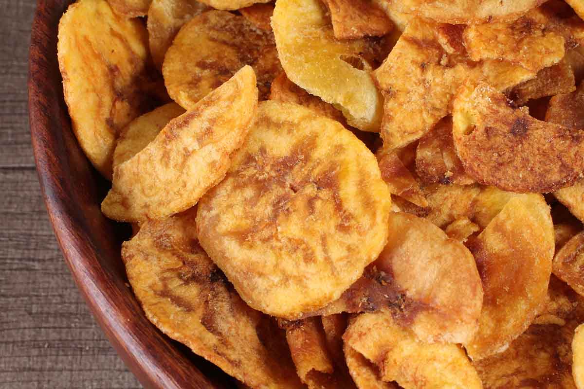 Extra Thin Banana Chips Ripe 200 Gm