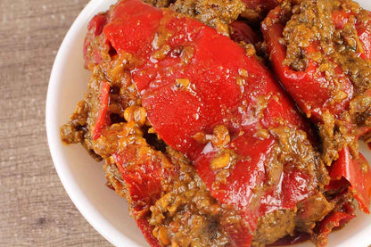 Red Stuffed Chilly Pickle 250 Gm