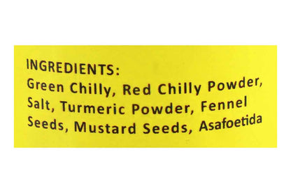 Green Chilly Pickle 250 Gm