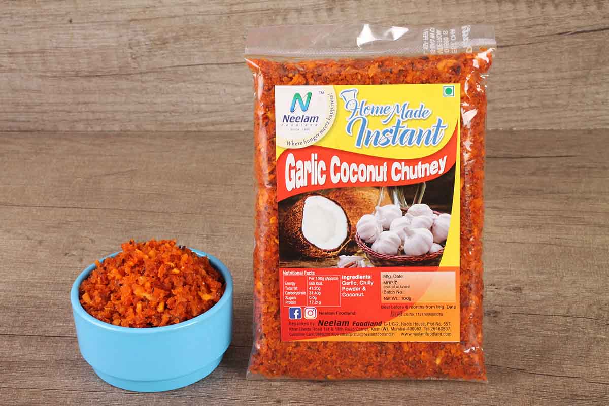 Garlic Coconut Chutney 100 Gm