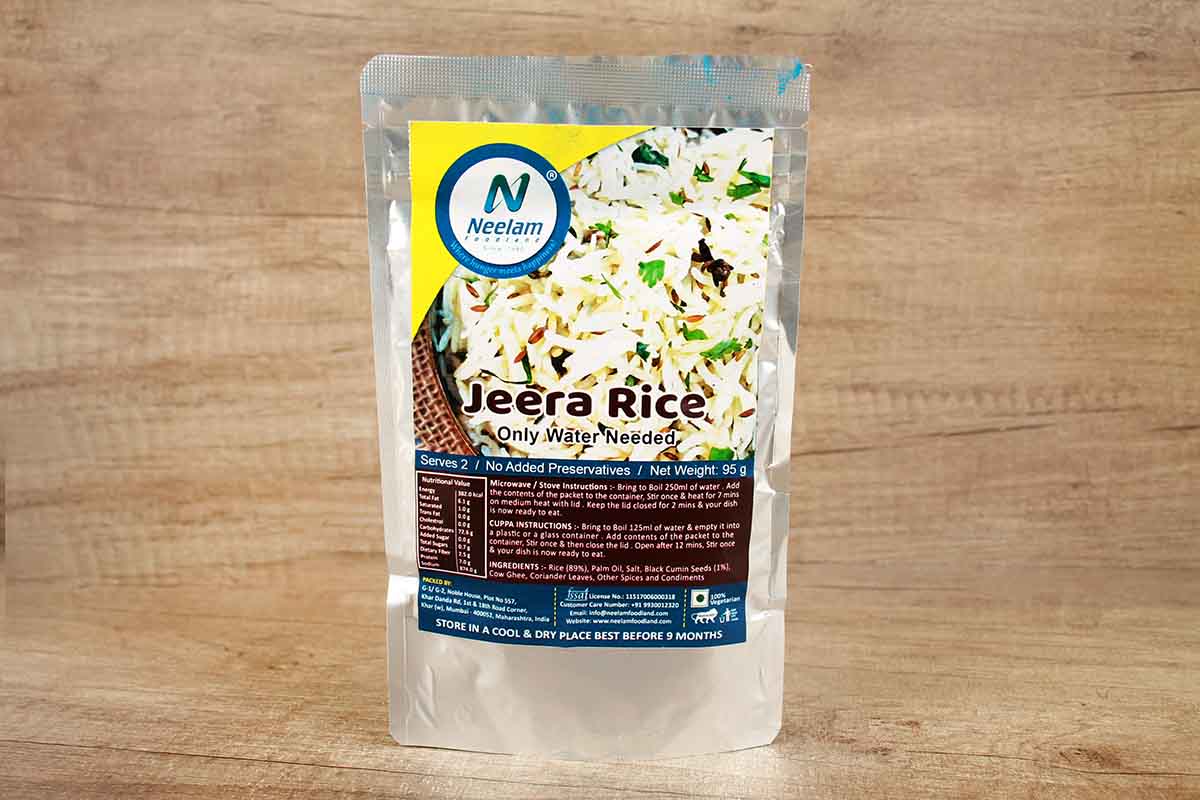 Neelam Freeze Dried Jeera Rice 95 Gm