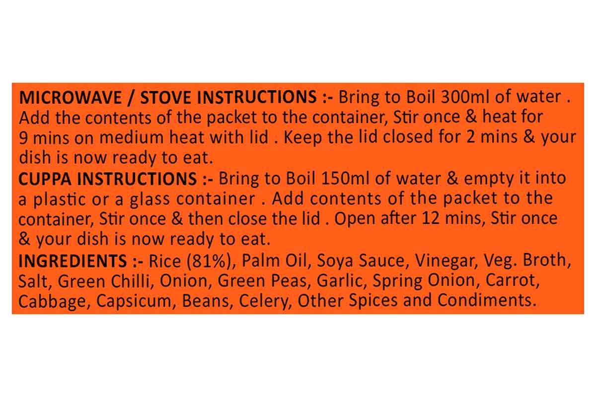 Neelam Freeze Dried Fried Rice 95 Gm