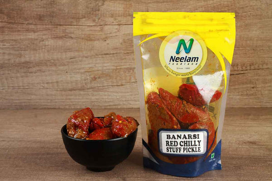 Banarsi Red Stuff Chilly Pickle 250 Gm
