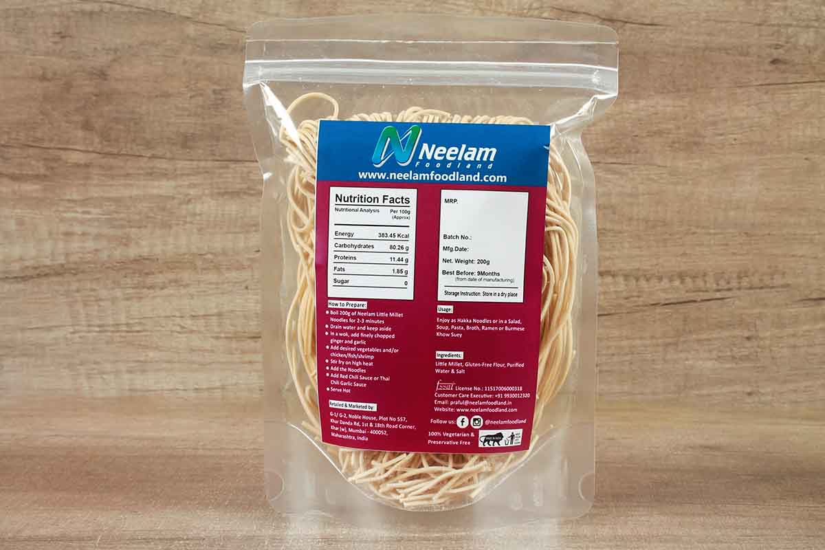 Little Millet Noodles 200 Gm