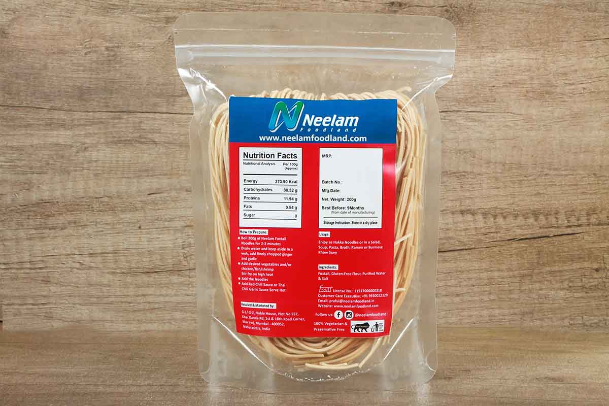 Foxtail Millet Noodles 200 Gm