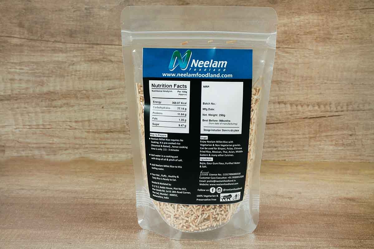 Bajra Millet Rice 250 Gm