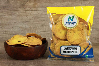 Roasted Wheat Bajra Methi Puri 200 Gm