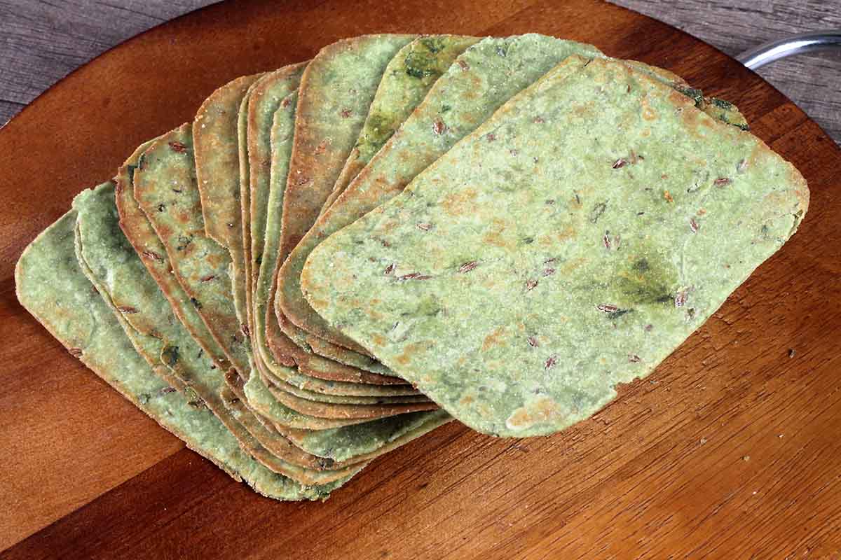 Whole Wheat Palak Khakhra Mobile 200 Gm