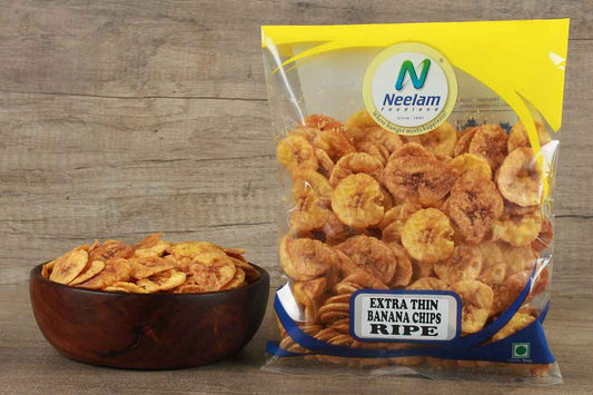 Extra Thin Banana Chips Ripe 200 Gm