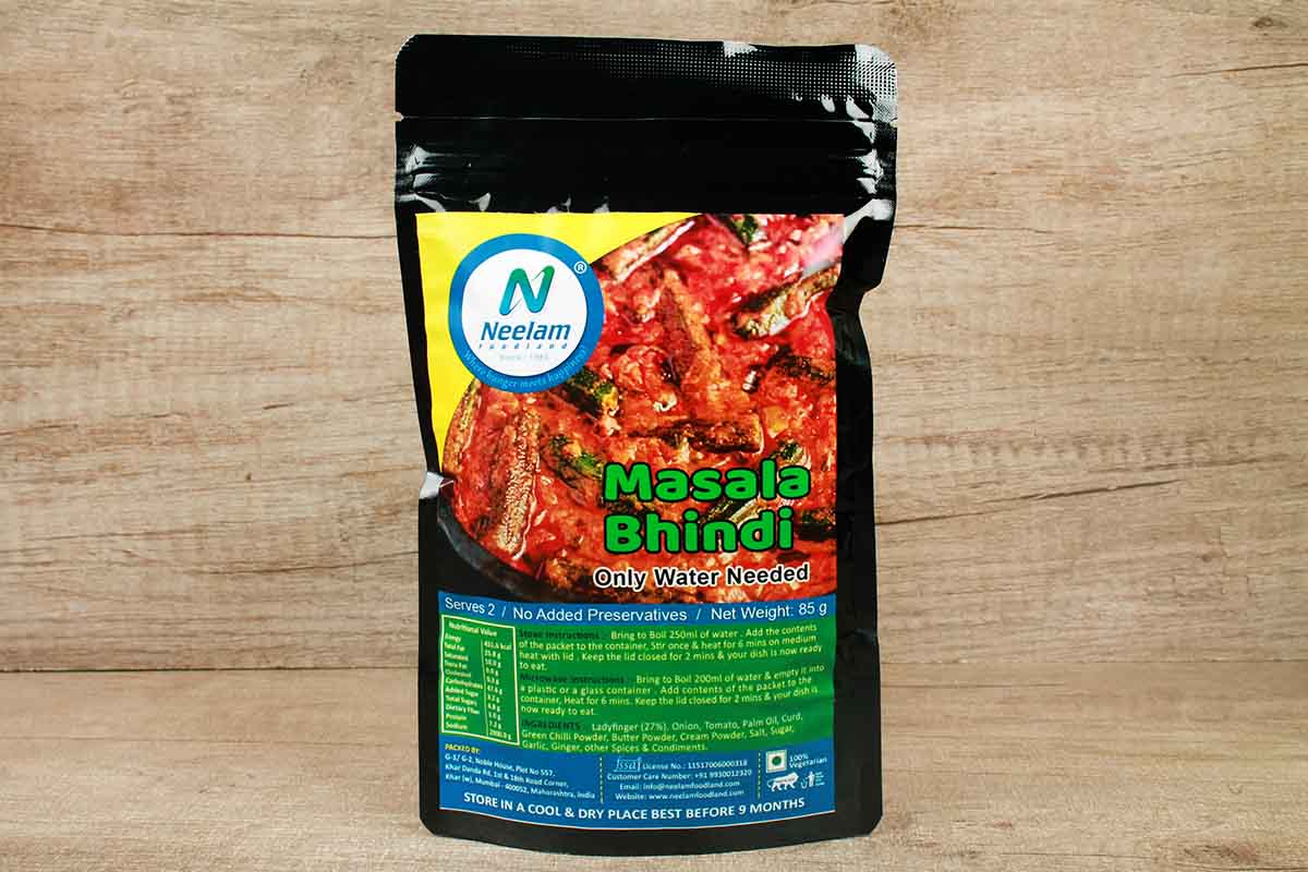 Neelam Freeze Dried Masala Bhindi 80 Gm