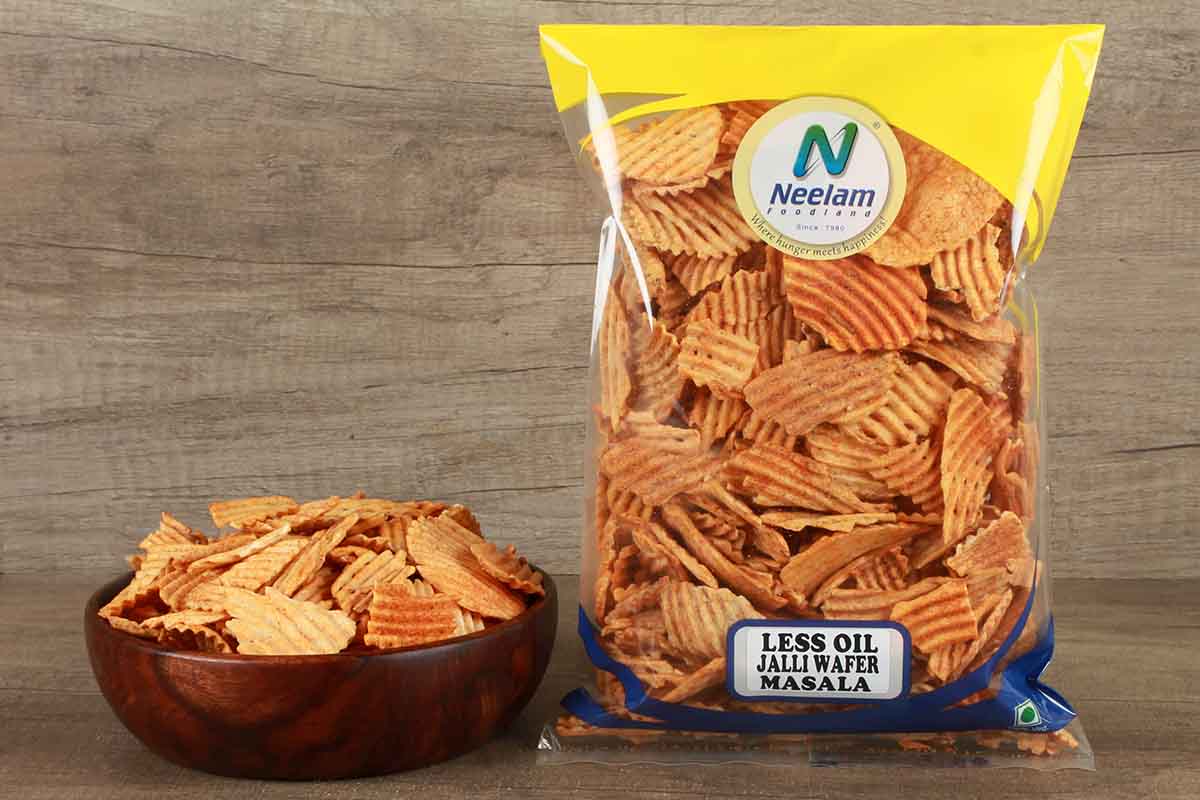 Less Oil Jalli Wafer Masala 200 Gm