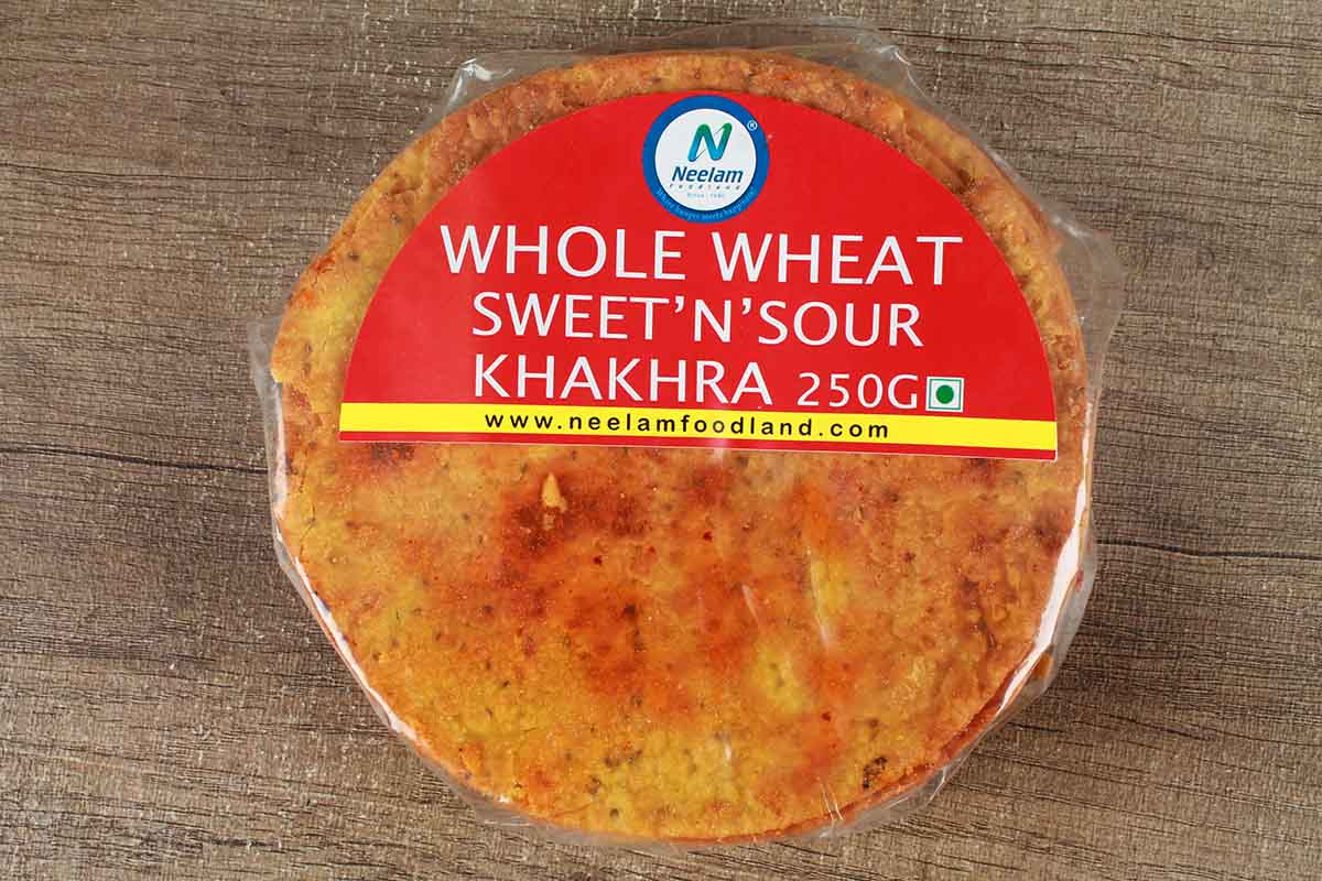 Whole Wheat Sweet N Sour Khakhra 250 Gm