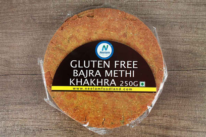Gluten Free Bajra Methi Khakhra 250 Gm
