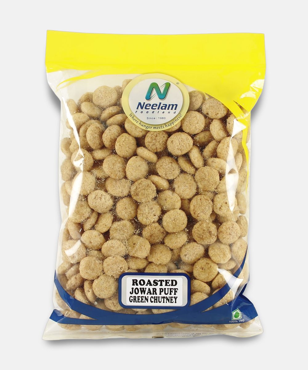 Roasted Jowar Puff Green Chutney 200 Gm