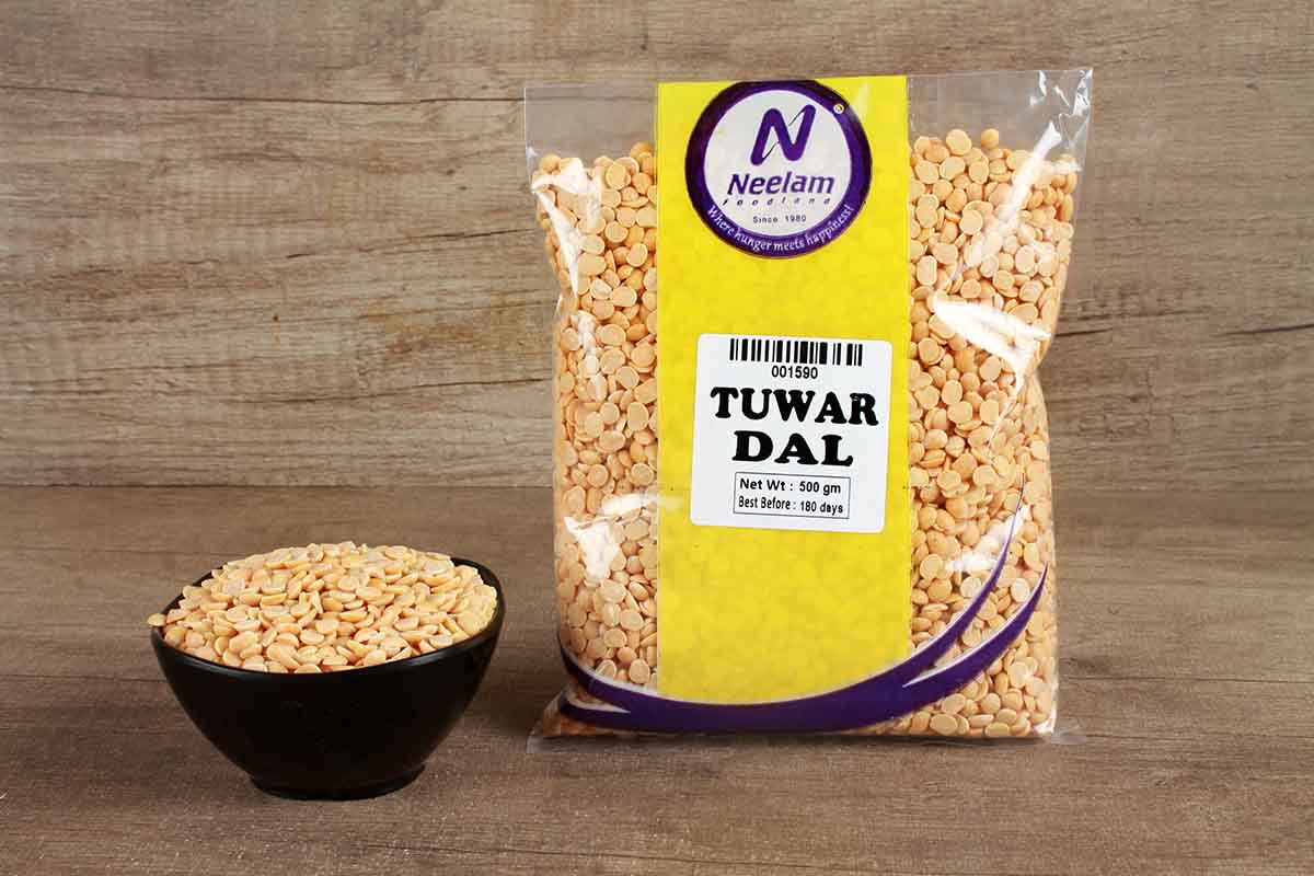 Yellow Spilit Pigeon Peas/Toor/Tuwar Dal 500 Gm