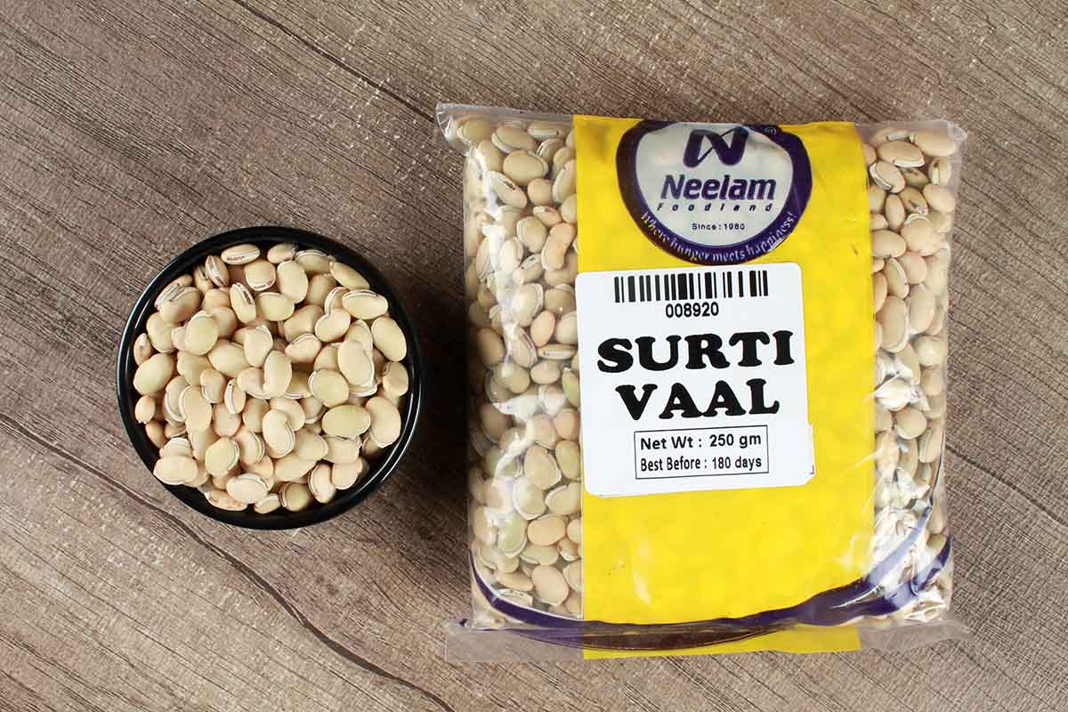 White Field Beans/Surti Vaal 250 Gm