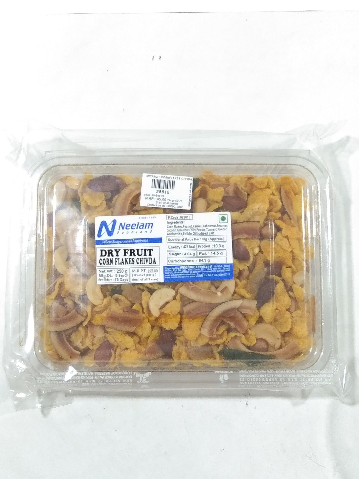 Dryfruit Cornflakes Chivda 250 Gm