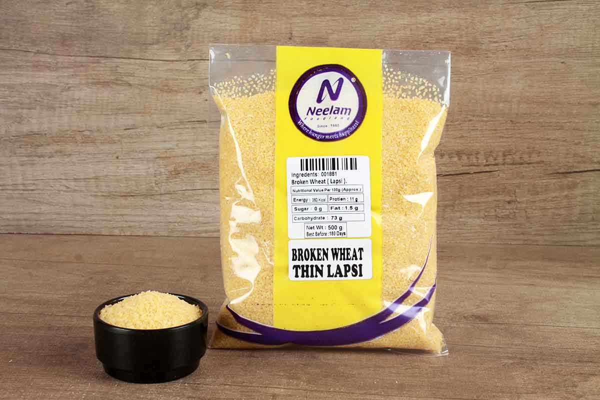 Wheat Broken Daliya/Thin Lapsi 500 Gm