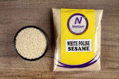White Sesame Polise Seeds 100 Gm
