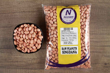 Raw Peanuts Singdana / Kacha Shindana 500 Gm
