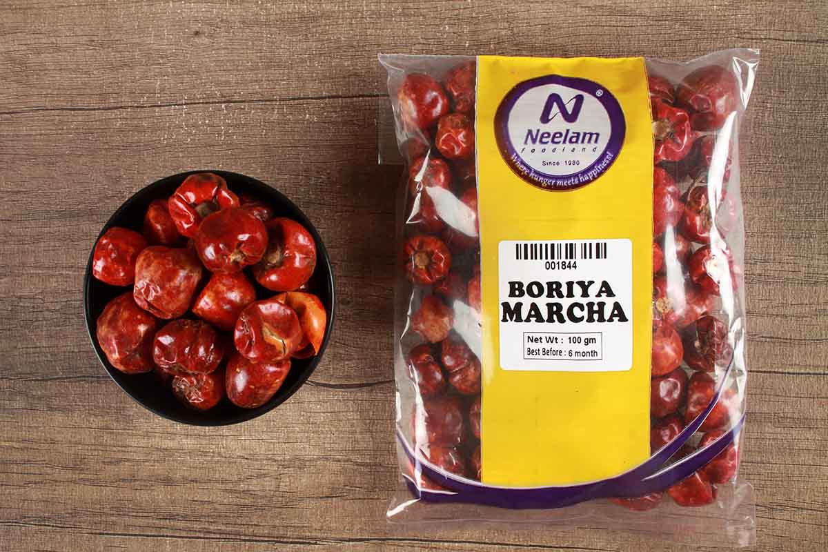 Boriya Mirch/Round Red Chilli 100 Gm