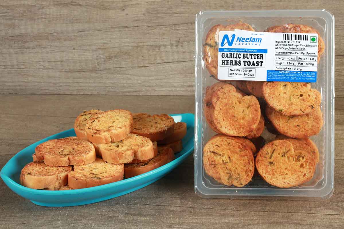 Garlic Butter Herbs Toast 200 Gm