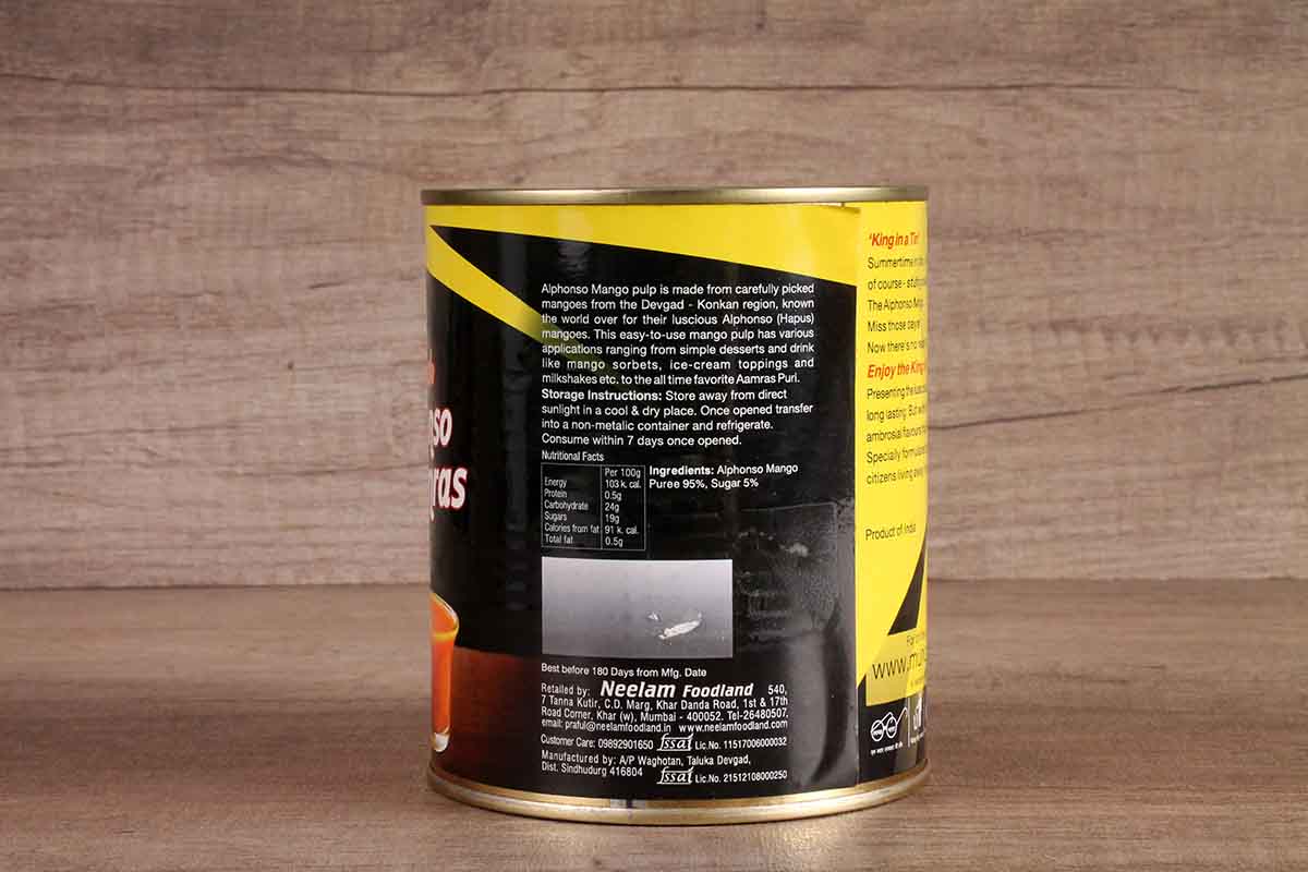 Alphonso Aamras 800 Gm