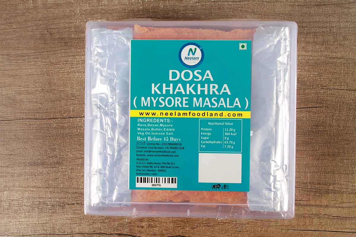 Dosa Khakhra Mysore Masala 20 Pc