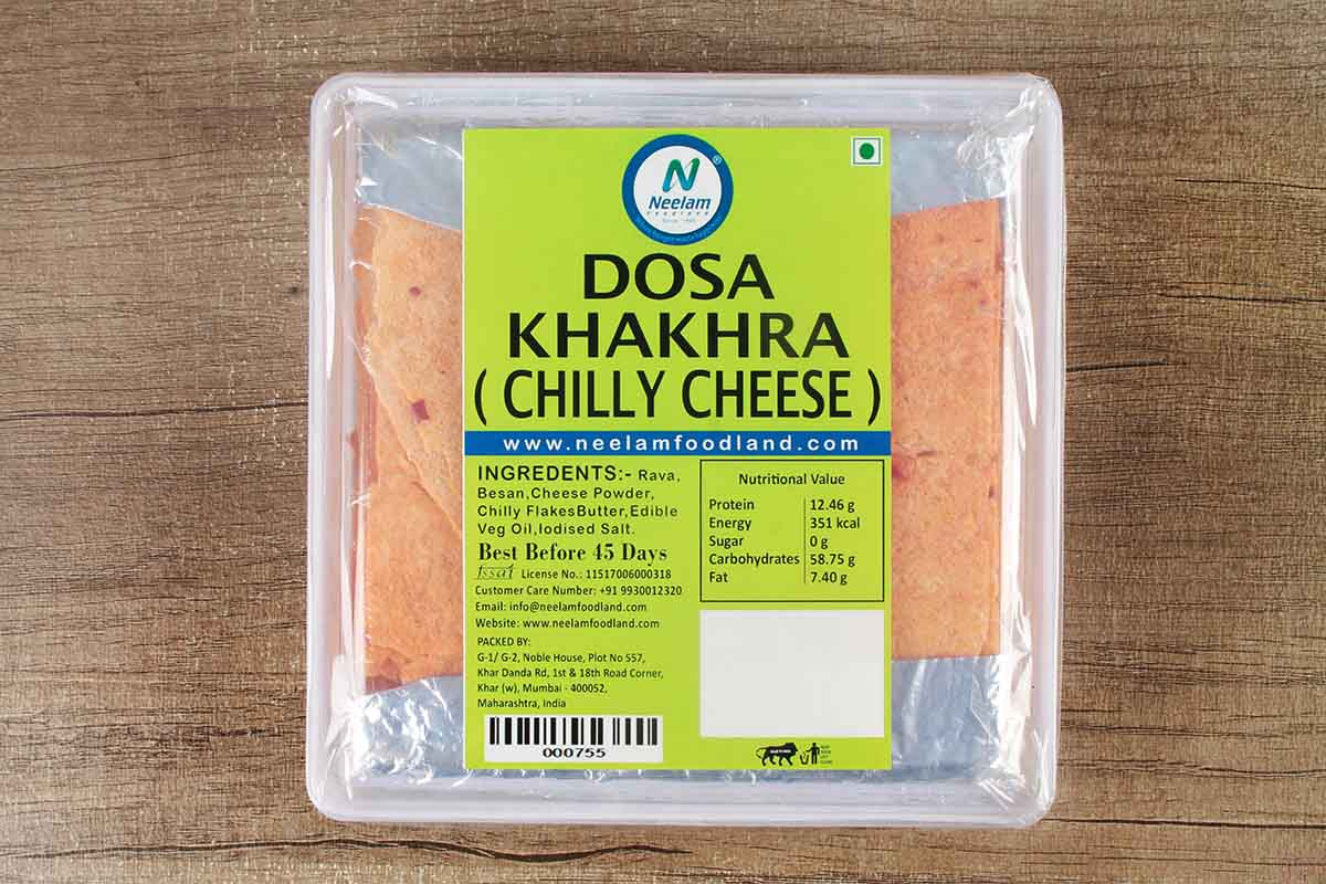 Dosa Khakhra Chilly Cheese 20 Pc