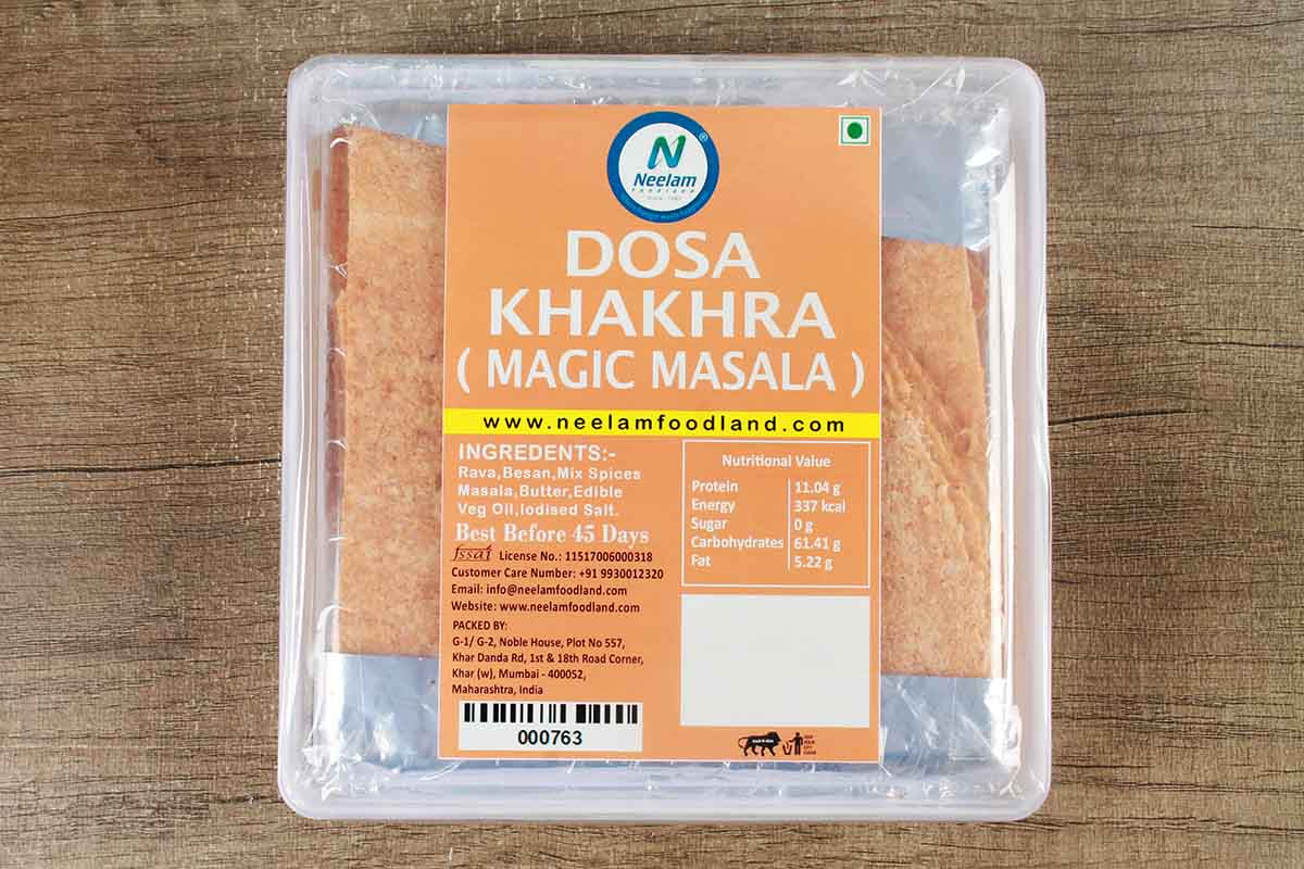 Dosa Khakhra Magic Masala 20 Pc