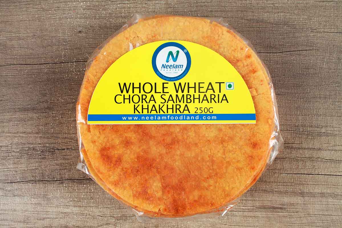 WHOLE WHEAT CHORA SAMBHARIA KHAKHRA 250 GM