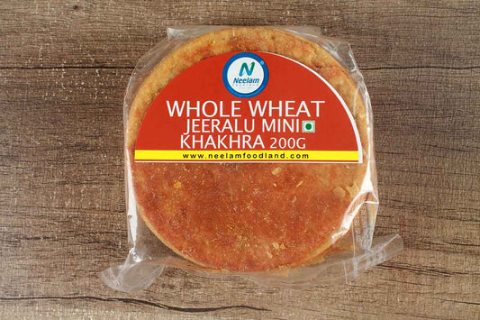 Whole Wheat Jeeralu Khakhra Mini 200 Gm