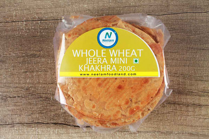 WHOLE WHEAT JEERA KHAKHRA MINI 200 GM