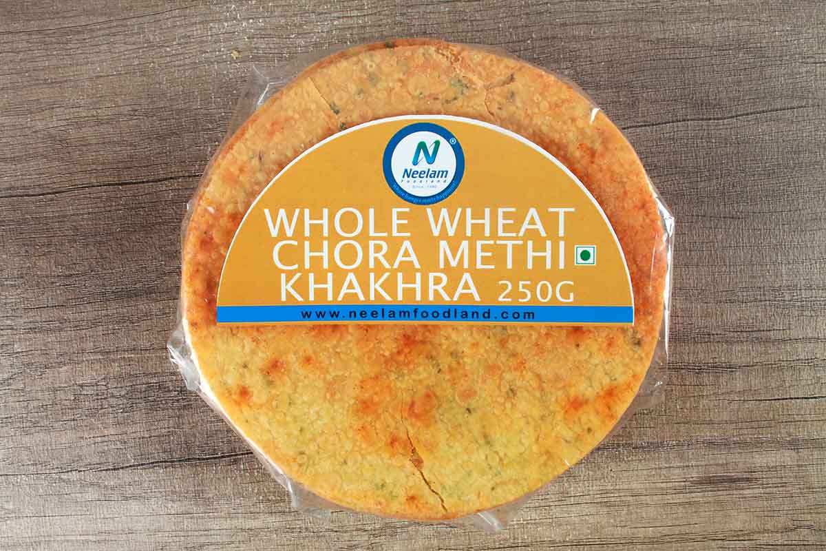 Whole Wheat Chora Methi Khakhra 250 Gm