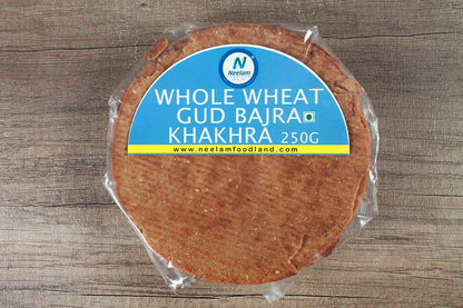 WHOLE WHEAT GUD BAJRA KHAKHRA 250 GM