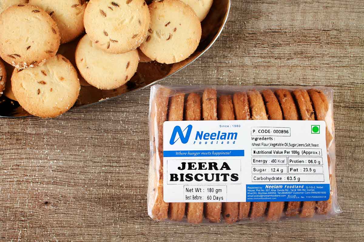 Jeera Biscuits 180 Gm