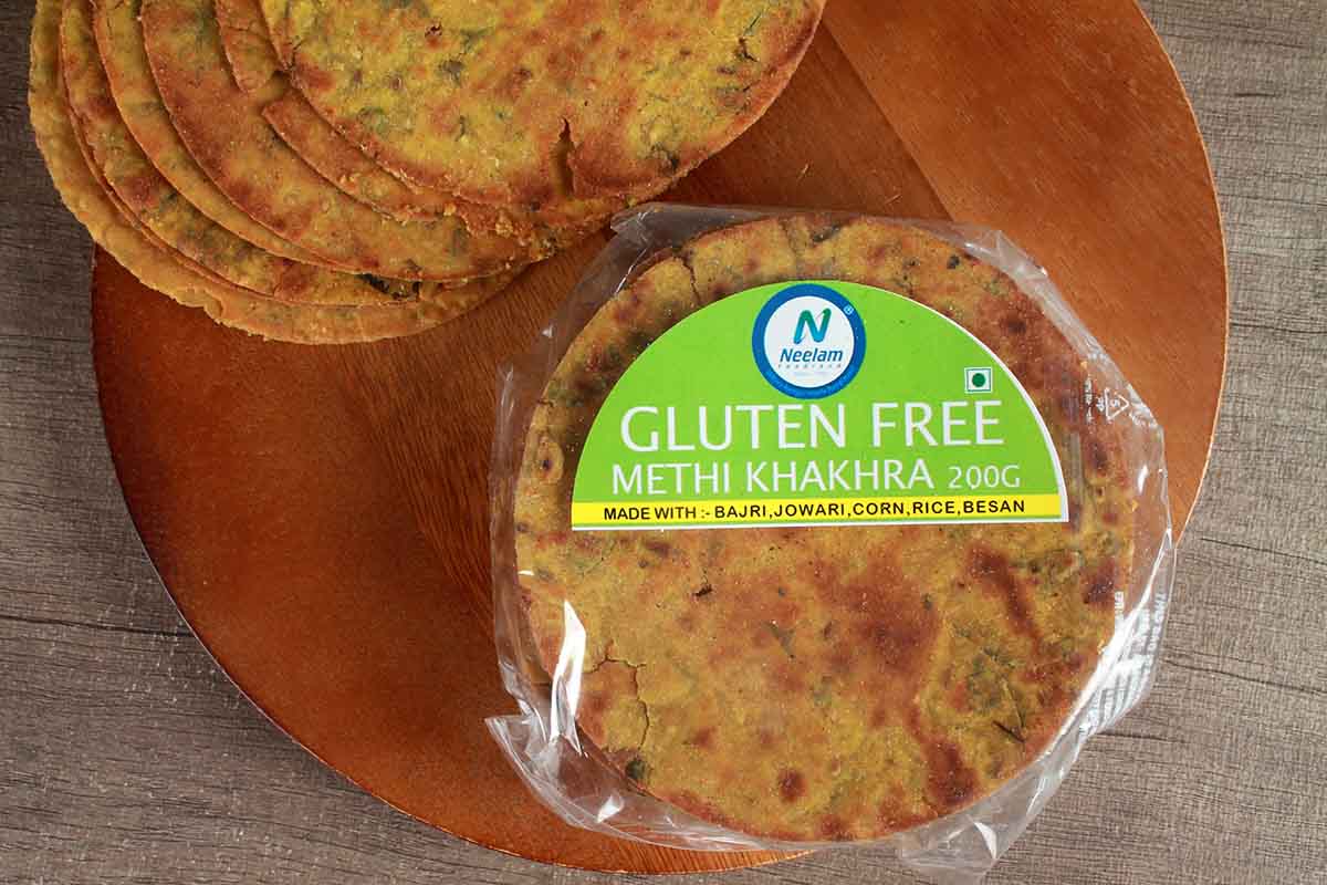 Gluten Free Methi Khakhra 200 Gm