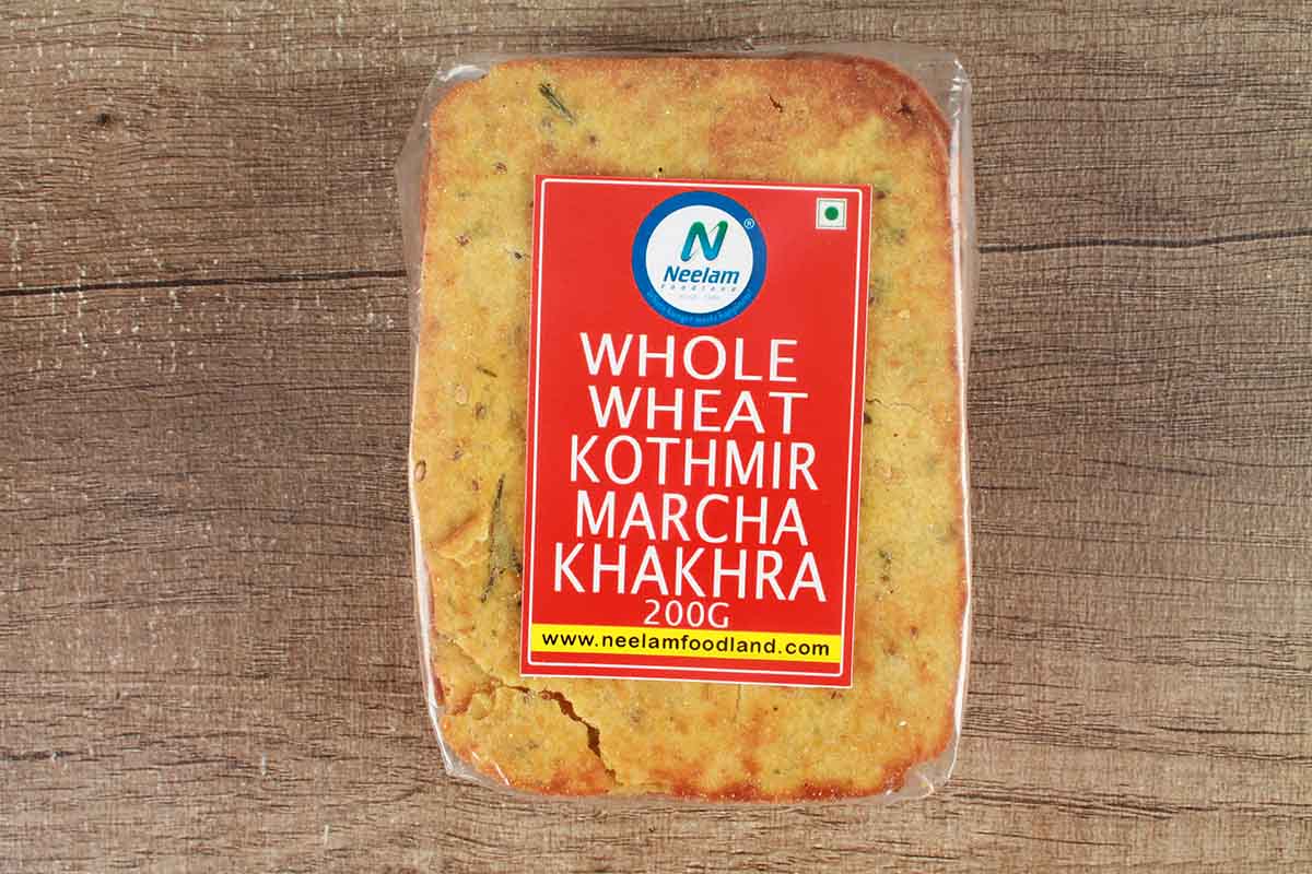 WHOLE WHEAT KOTHMIR MARCHA KHAKHRA MOBILE 200 GM