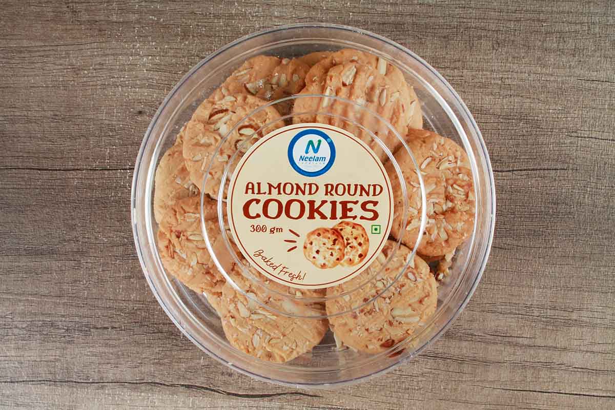 ALMOND ROUND COOKIES 300 GM