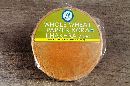 Whole Wheat Pepper Kora Khakhra 250 Gm