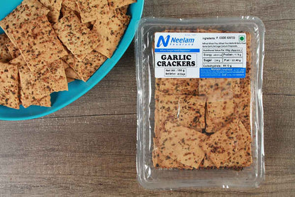 Garlic Crackers 150 Gm