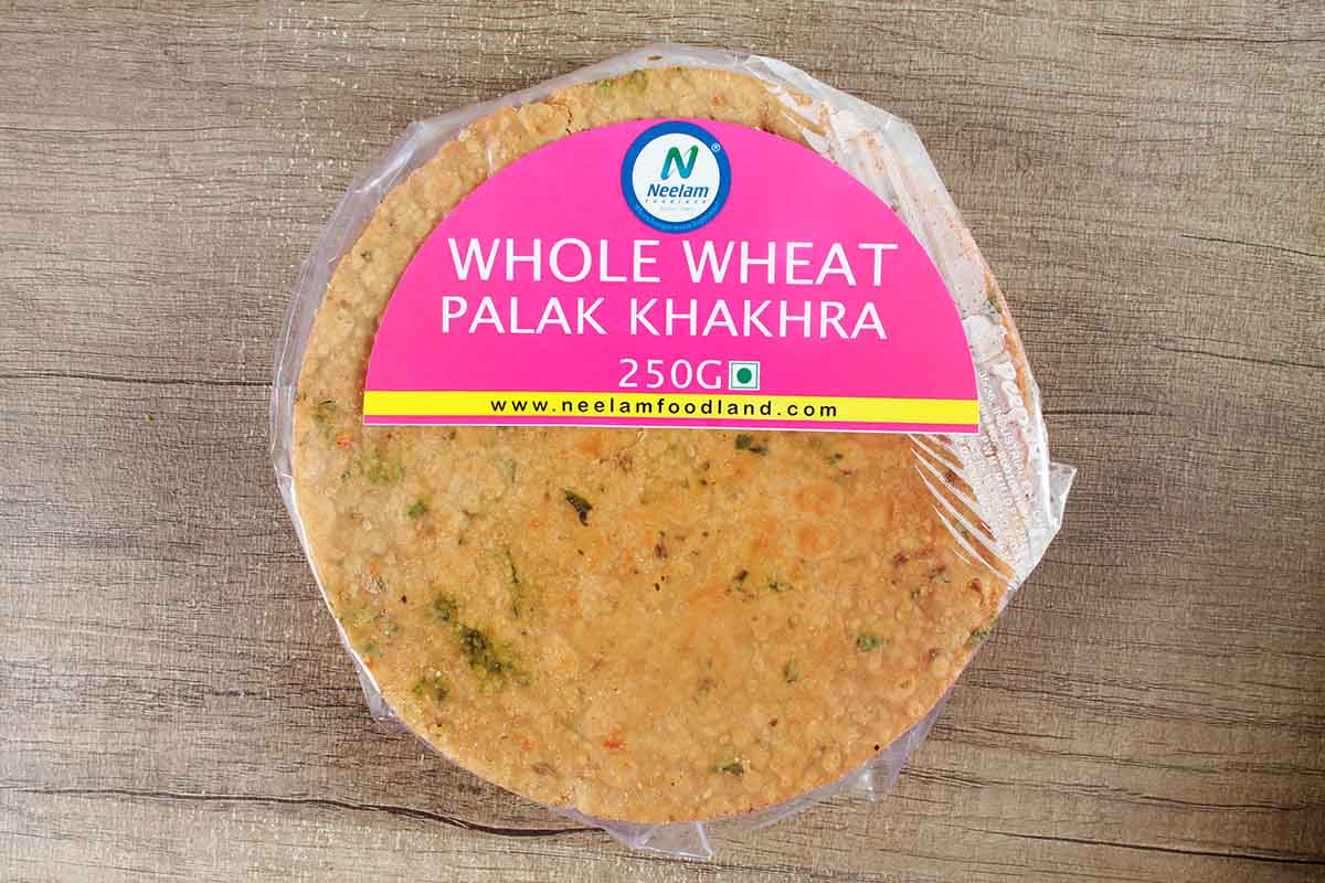 Whole Wheat Palak Khakhra 250 Gm