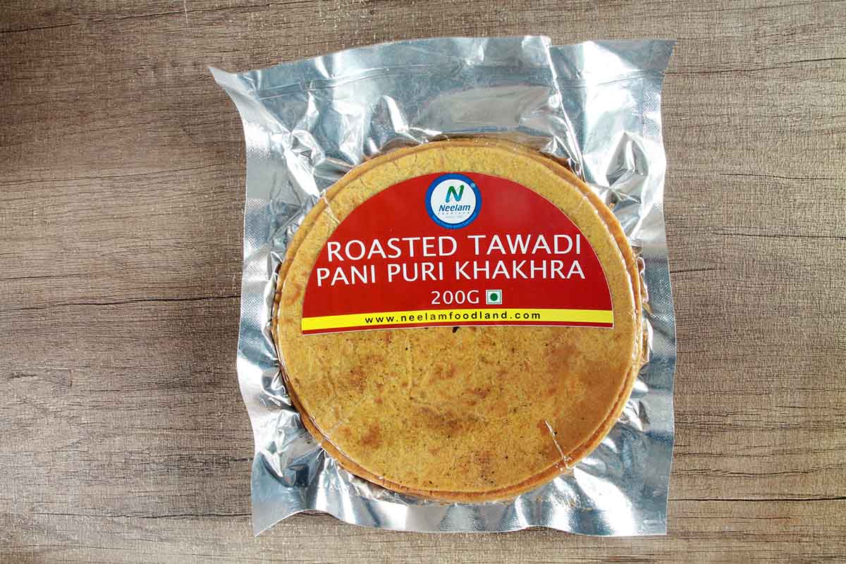 Roasted Tawadi Pani Puri Khakhra 200 Gm