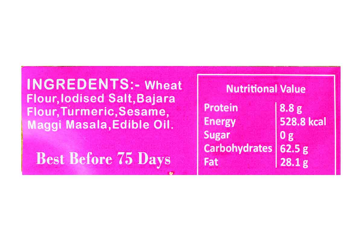 Whole Wheat Maggi Masala Khakhra 250 Gm
