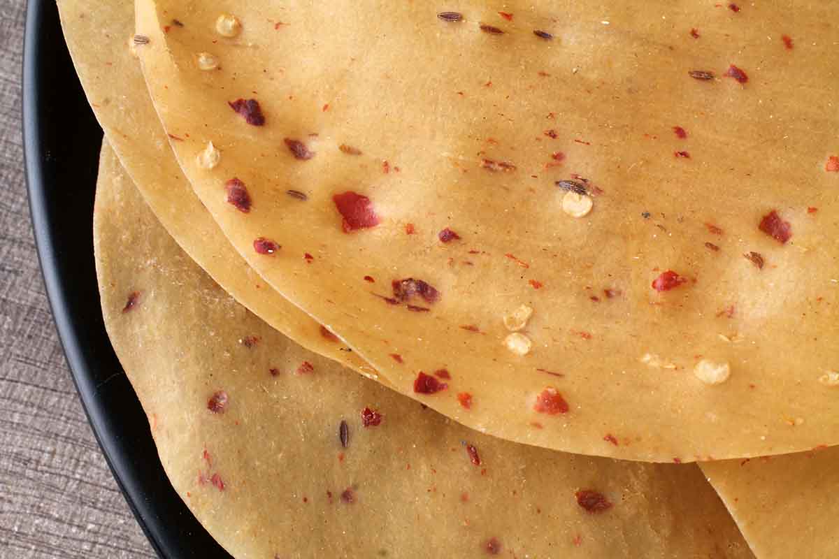 Rice Papad Red Chilly 200 Gm