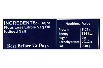 Roasted Thin Bajra Kofta Rotla 1 Pkt 200 Gm