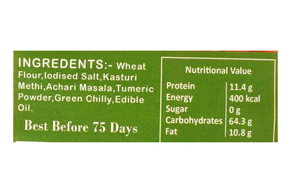 Whole Wheat Achari Tadka Masala Khakhra 200 Gm