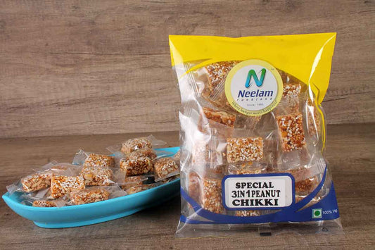 3 In 1 Peanut Chikki Cube 200 Gm